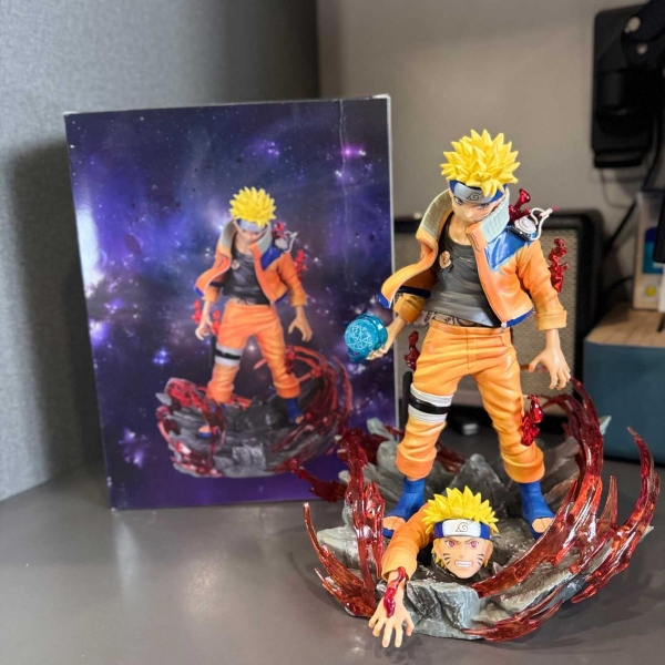 Mô hình Naruto nổi giận 25 cm 2 đầu thay thế - Naruto