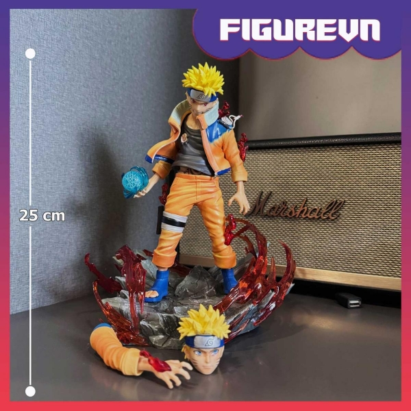 Mô hình Naruto nổi giận 25 cm 2 đầu thay thế - Naruto