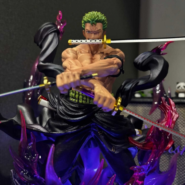 Mô hình Zoro Siêu Ngầu 30 cm JT studio có LED - One Piece