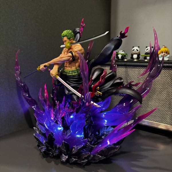 Mô hình Zoro Siêu Ngầu 30 cm JT studio có LED - One Piece