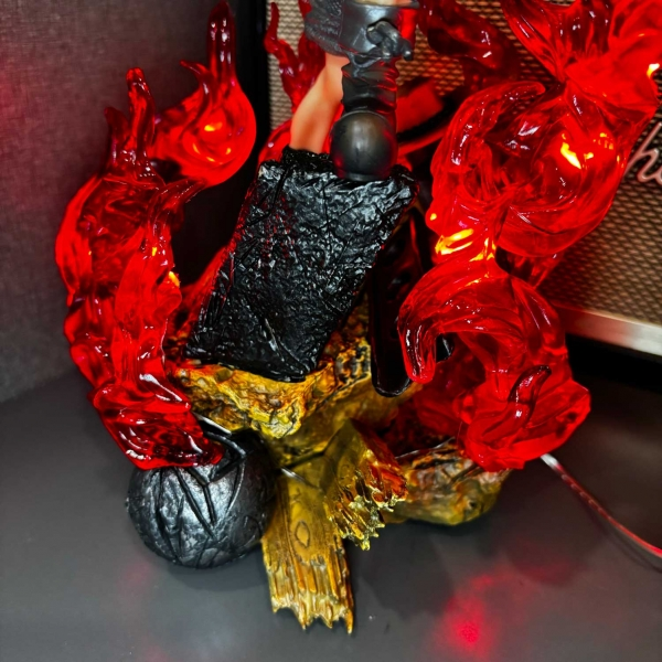 Mô hình Ace chỉ tay siêu ngầu 30 cm có LED - One Piece