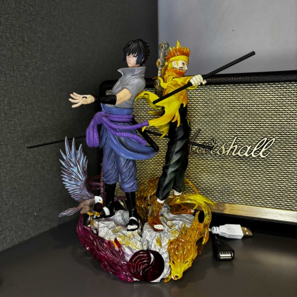 [Size Nhỏ] bộ đôi Naruto và Sasuke 22 cm có LED - Naruto