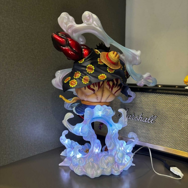 Mô hình Luffy Gear 4 siêu nét 38 cm có LED  - One Piece