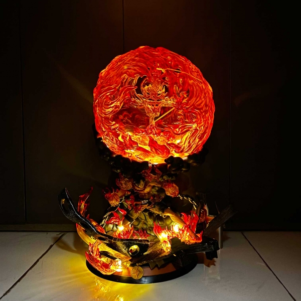 [Siêu Phẩm] Mô hình Ace Hỏa Quyền 56 cm có LED (USB) - One Piece