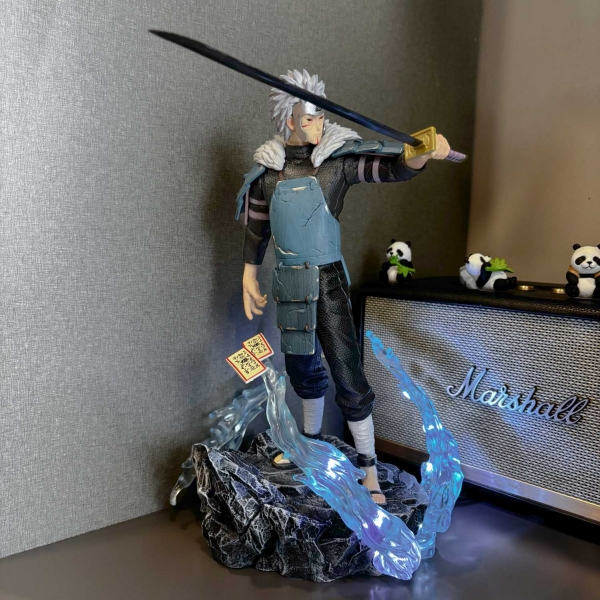 Mô hình Đệ Nhị Tobirama Senju cầm kiếm 37 cm có LED usb - Naruto