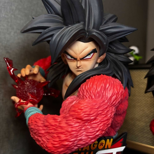 Mô hình bán thân Goku và Vegeta SSJ4 24 cm - Dragon Ball