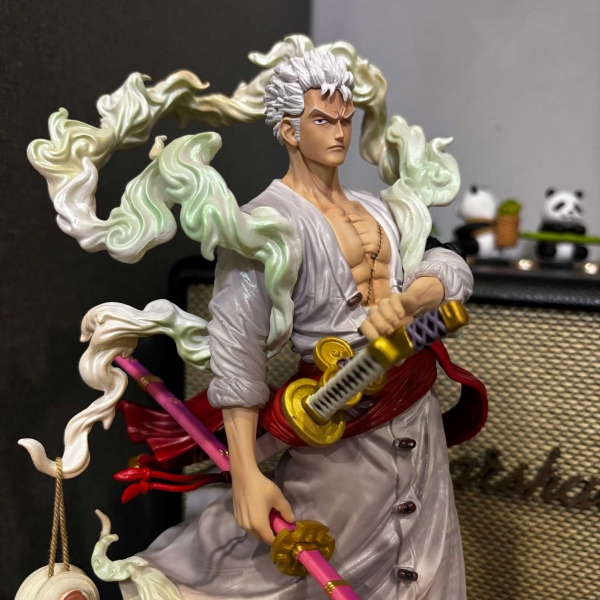 Mô hình Zoro Wano 2 đầu 28 cm  - One Piece