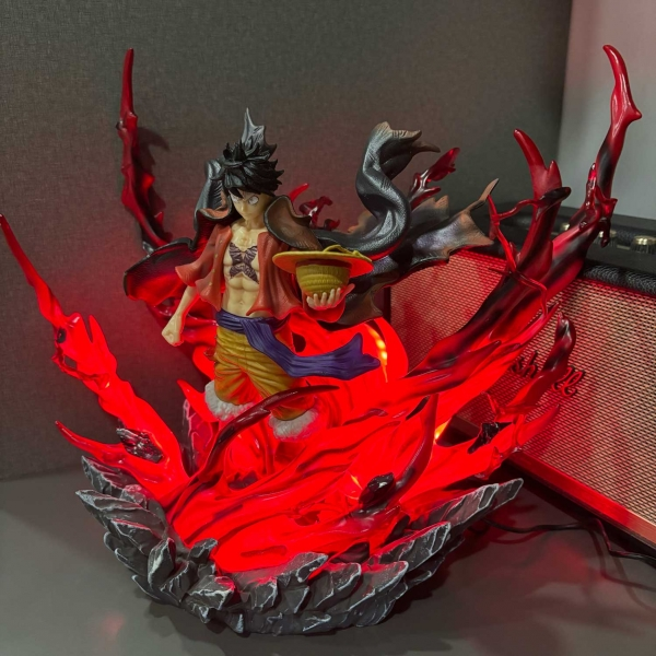 Mô hình Luffy Tứ Hoàng siêu ngầu 40 cm có LED - One Piece