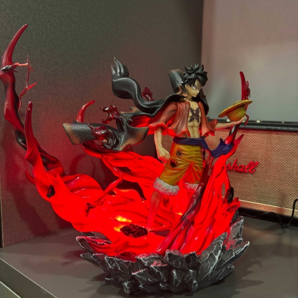 Mô hình Luffy Tứ Hoàng siêu ngầu 40 cm có LED - One Piece