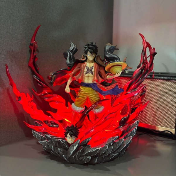 Mô hình Luffy Tứ Hoàng siêu ngầu 40 cm có LED - One Piece