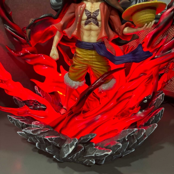 Mô hình Luffy Tứ Hoàng siêu ngầu 40 cm có LED - One Piece