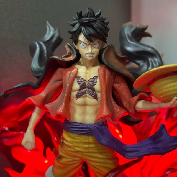 Mô hình Luffy Tứ Hoàng siêu ngầu 40 cm có LED - One Piece