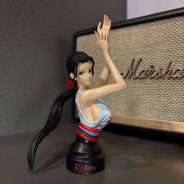 Mô hình Nico Robin áo trắng 2 đầu 38 cm - One Piece
