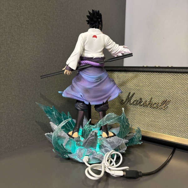 Mô hình Sasuke 31 cm có đế mới có LED - Naruto