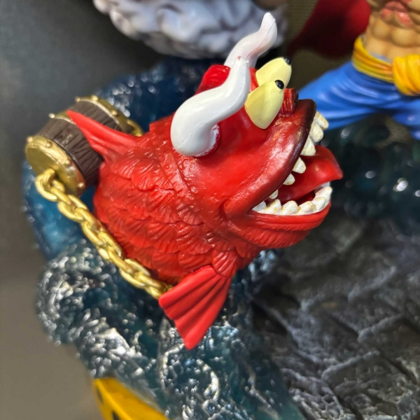 Mô hình Luffy G4 vs Chiến Ngư Vương 38 cm - One Piece
