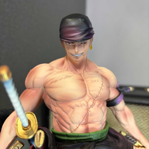 Mô hình Zoro Siêu Nét 2 đầu 28 cm có LED - One Piece