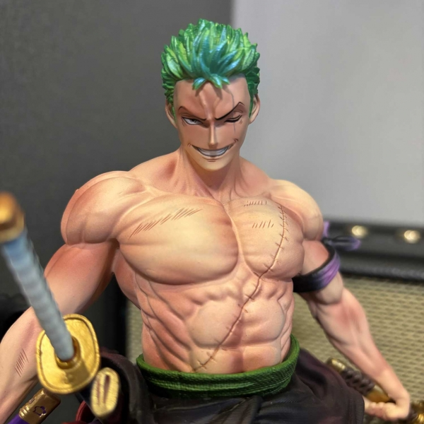 Mô hình Zoro Siêu Nét 2 đầu 28 cm có LED - One Piece