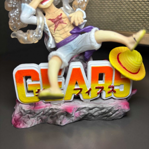 Mô hình Luffy Gear 5 ngồi cười 9 cm - One Piece