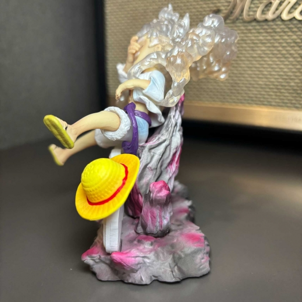 Mô hình Luffy Gear 5 ngồi cười 9 cm - One Piece