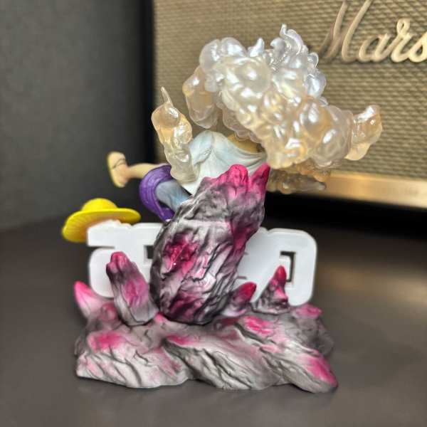 Mô hình Luffy Gear 5 ngồi cười 9 cm - One Piece