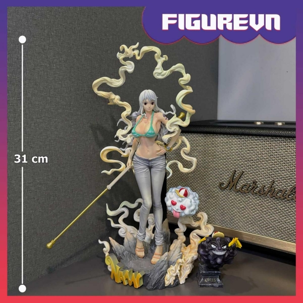 Mô hình Nami Haki Trắng và Zues siêu xinh 31 cm - One Piece